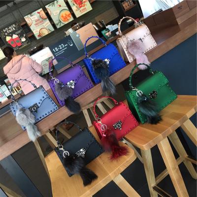 China Fashion Luxury Colorful Women Jelly Handbag Designer Bags Purses Fashion PVC Leather Women Purse Shoulder Purse for sale