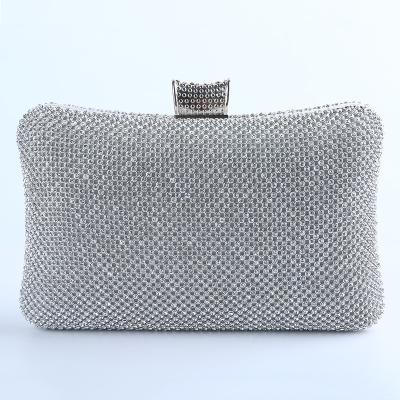 China Luxury Handcrafted Rhinestone Wedding Hotsale African Indian Ladies Full Bags Handbags For Women Crystal Clutch Purse Handbag for sale