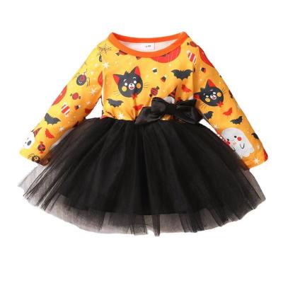 China Anti-static Boutique Kids Clothing Babies Clothing Pumpkin Dress Princess Dress TUTU Dress for sale