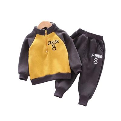 China New boy autumn casual suit baby clothes boy sports children's clothing two-piece set for sale