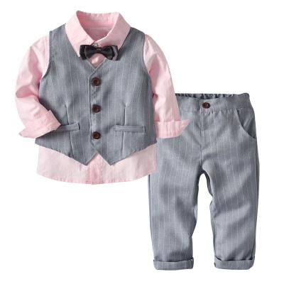 China Fashion\4pcs Long Sleeve Set Children Clothing Baby Boy A Comfortable New Arrival Gentleman Sets for sale