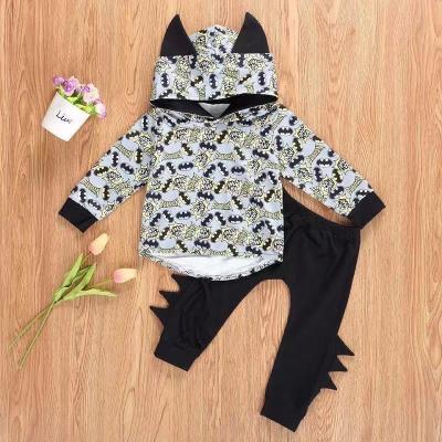 China Fashion\Comfortable Boutique Kids Clothes Boy Spring Autumn Long Sleeve Hoodie Pants Two Piece Sets for sale