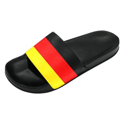 China Custom Brand Sport Shoes Hot Sale PVC Custom Logo Slippers for sale