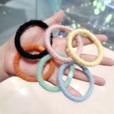 China Factory direct sales high hair beauty accessories women's colorful fluffy scrunchies elasticity scrunchies hair accessories for sale