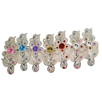 China Wholesale Bling Alloy Hairpin Hair Accessories Personality Rhinestone Women Accessories Hair Decoration Styling Hairpin Decoration for sale