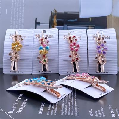 China Wholesale Luxury Vintage Women Hair Decoration Accessories Gold Plated Rhinestone Pearl Rhinestone Hairpin Hair Accessories Set for sale