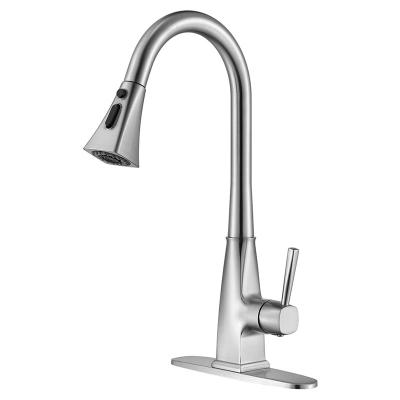 China Thermostatic Faucets Pull Out Kitchen Sink Mixer Taps Pull Down Cupc Pull Down Single Handle Modern UPC Water Saving Pull Down Faucet for sale