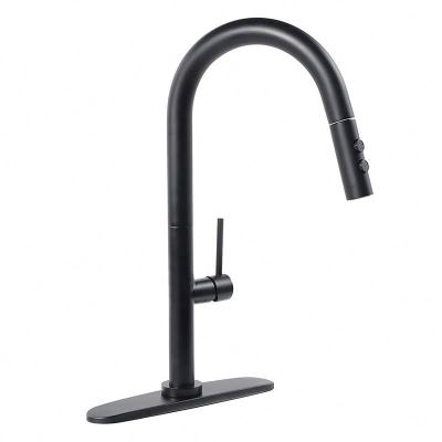 China Thermostatic Gray Luxurious Mixer Kitchen Faucet Gunmetal Gold Gun Metal Faucet Industrial Black Kitchen Sink Faucets for sale