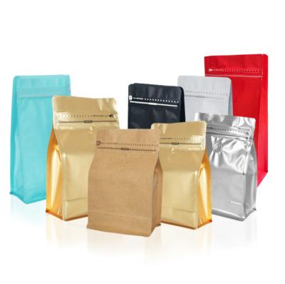 China Recyclable Custom Printed Coffee Bags Coffee Packaging Bags Coffee Bags With Valve for sale