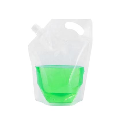 China Large Bag Recyclable Aseptic Spout Bag With 30ml Spout Juice Pouch for sale