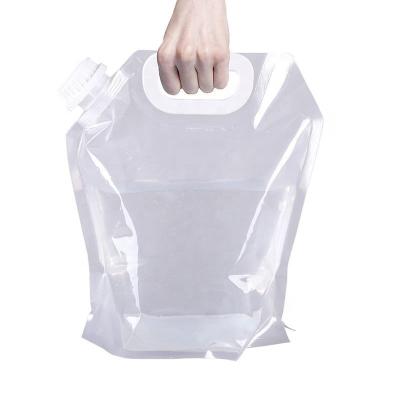 China Recyclable Plastic Bag With Pour Up 1000ml Spout Bag 5l Liquid Pouches for sale