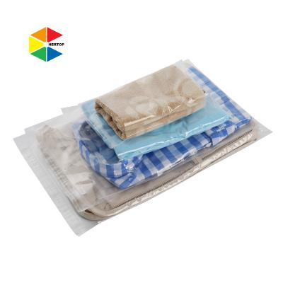 China Recyclable Customized Zip Bags Garments LDPE Bag For Clothing Garment Tote Bag for sale