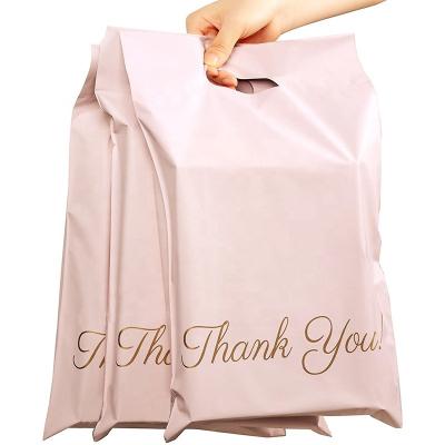 China shoes & apparel thank you poly mailer mailing bags handle poly mailer bags poly mailer bag for sale