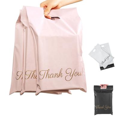 China shoes & apparel thank you poly mailer mailing bags handle poly mailer bags poly mailer bag for sale