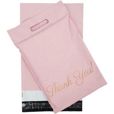 China shoes & pink apparel ad mailing bags poly handle poly ad bags poly ad bag for sale