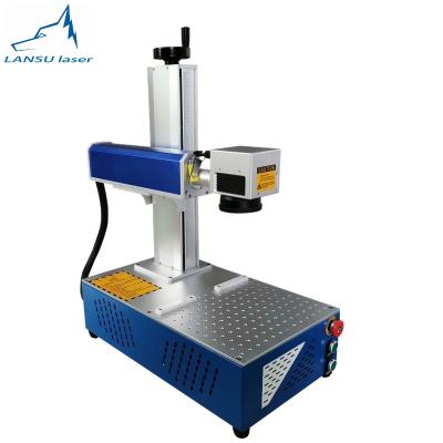 China Portable Air-cooled Fiber Laser Mini Fiber Laser Marking Machine Air-cooled Fiber Laser Marking Machine For Metal Pen for sale