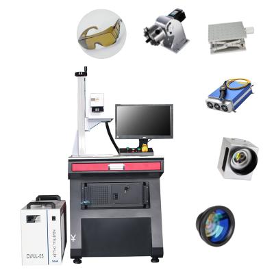 China Water Cooled 3w UV Laser Marking Machine UV Laser Engraving Machine 5w UV Glass Laser for sale