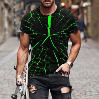 China Men's Casual Short Top Graphic T-shirts Anti-Wrinkle Graphic Oversized Sleeve T-Shirts for sale