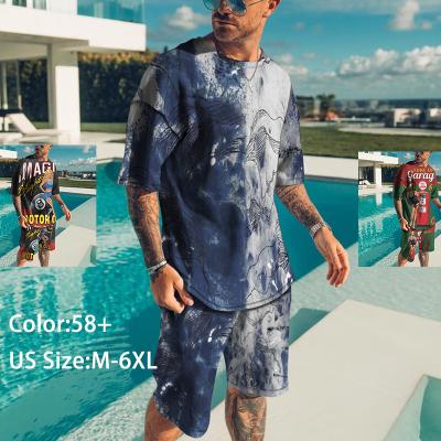 China Fashion Wholesale High Quality QUICK DRY Shorts Custom Men's Sweatsuit Tracksuit Set Casual Set Plus Size Clothing Oversize Outfits for sale