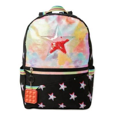 China Lightweight Anti-theft Backpack Kids School Beast Star Love Diamond Exclusive Preschool Travel Backpack For Girls for sale