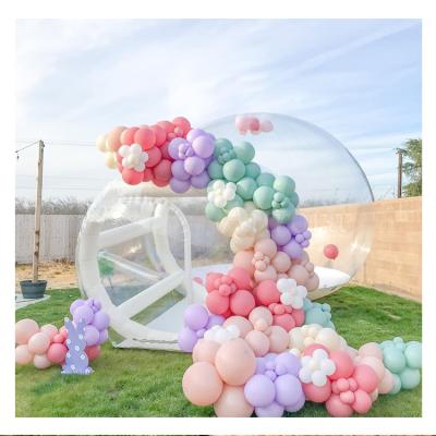 China Avtivities Kids outdoor playground equipment party rental equipment kids bounce house inflatable bubble house tent with balloon for sale