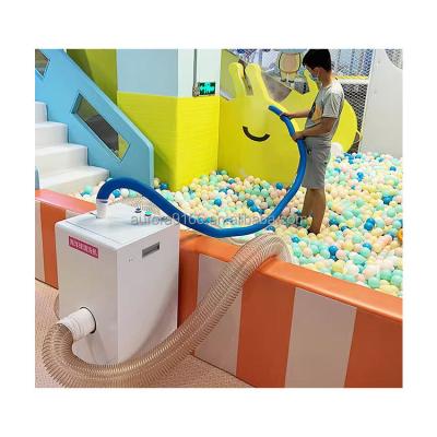 China Commercial use Commercial grade white soft play equipment area foam ball pool balls ball pit cleaning machine for sale