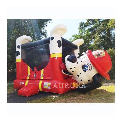 China Wedding Attractive cartoon castle bounce house inflatable 10x10 lovely dog bounce house commercial grade bounce house for sale