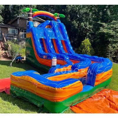 China Avtivities Popular Water Slide Bounce House Commercial Inflatable Bouncer Inflatable Water Slide Commercial for sale