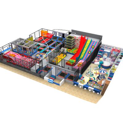 China Indoor soft playground equipment Custom Kids Indoor Playground  PP Trampoline Park Commercial Trampoline Park Indoor Equipment for sale