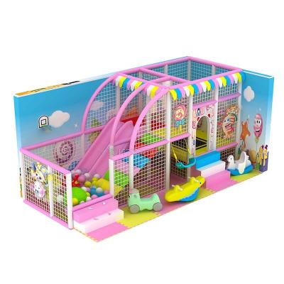 China Indoor soft playground equipment Candy Series Style Large Ocean Ball Pool Soft Children's Indoor Playground Accessories Equipment Small Taman for sale