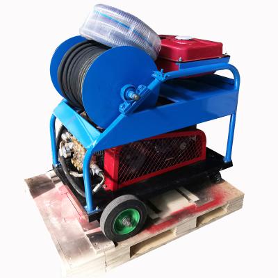 China Hotels Gasoline Drain Abrasive Cleaner High Pressure Water Jet Drain Blaster for sale