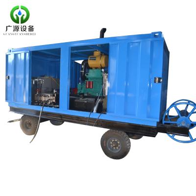 China Hotels diesel engine 1000bar high pressure water jet cleaning machine for refrigerator industrial tube cleaning machine for sale