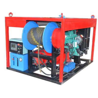 China Large Hotels Sewer Drain Machine Sewage Water Jetting Cleaning Dredging Machine for sale