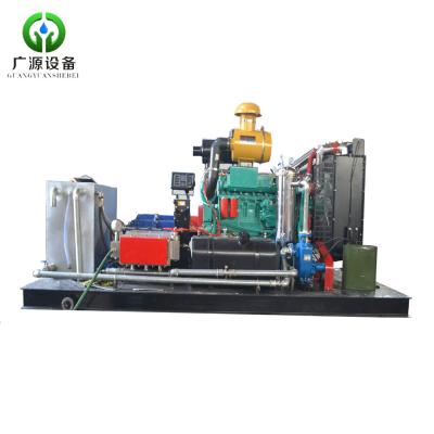 China GY 1500bar Diesel Engine Double Discharge Gun Non-Toxic Aluminum Formwork Cleaning High Pressure Cleaner for sale