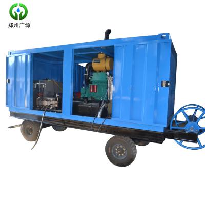 China Non-Toxic 2021 GY 1000bar 121kw Diesel Engine High Pressure Water Jetting Machine for sale