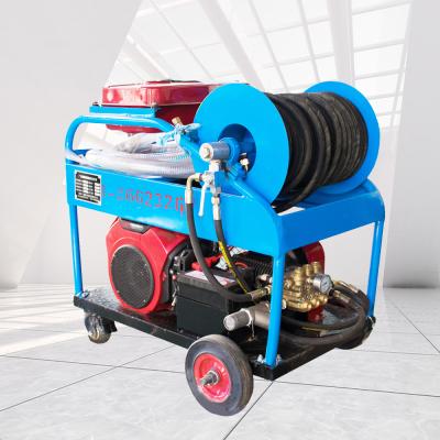 China 24HP Gasoline Gasoline Engine Sewer Drain Cleaner Water Jet Machine 20 Mpa 50L/min for sale