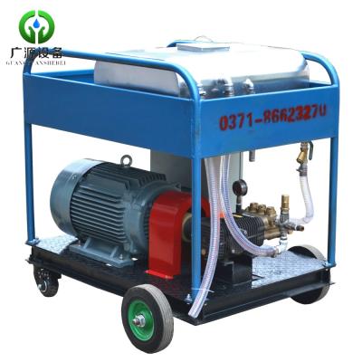 China 500bar Motor Paint Rust Remover Machine 500bar Electric High Pressure Water Jet Sandblaster Scale Washing Machine for sale