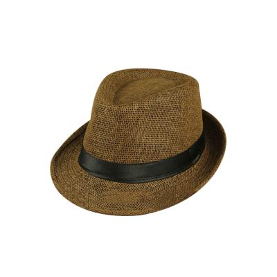 China The image new arrive nature Straw Paper New Summer Design Borsalino Trilby Hat for sale