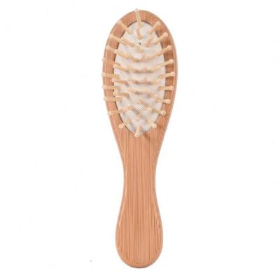 China OEM Mini Travel Bamboo Wooden Healthy Comb Air Cushion Airbag Hairdressing Comb Hotel Household Comb Gift Item for sale