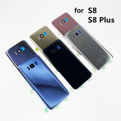 China Glass OEM With Adhesive Back Battery Back Cover Glass Replacement For Samsung S8 S8 plus S9 S9+ NOTE 8 NOTE 9 for sale