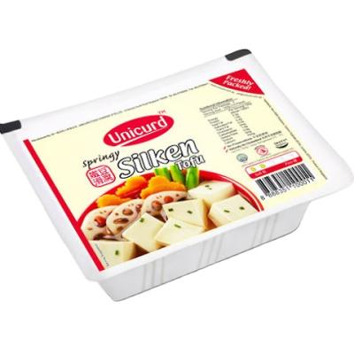 China Food Grade Disposable Material White Color Plastic Tofu Packaging Box for sale