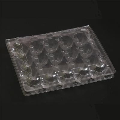 China Plastic Tray Egg Storage Rectangle Clear Customized Logo Acceptable Disposable Para Avos De Codornas 10-15days Disposable Embalagem Blister for sale