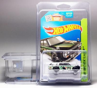 China Packaging Material Hot Wheels Case Plastic Card Case Blister Box Toy Car Blister Packaging for sale