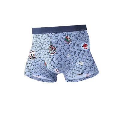 China Anti-Bacterial Wholesale OEM Underwear Men Brand Boxers Full print Man Boxer Shorts Men's Underpants Panties Briefs Cotton Boxer Shorts for sale