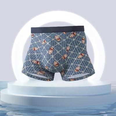 China Anti-Bacterial Custom Custom logo Wholesale Vendor NEW OEM cotton Full print Underwear Plus Size Boxers Briefs For Men Plus Size BOXERS for sale