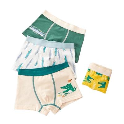 China Breathable Cool Children's Cotton Boxers For Boy Kids Underwear Wholesale/ODM/OEM New Design Children Boys Cotton Cartoon Boxers for sale