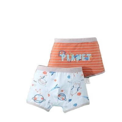 China Breathable Cool Children cartoon cotton panties 2023 toddler ropa interior boys underwear cute kids boxer briefs Boy Boxers for sale