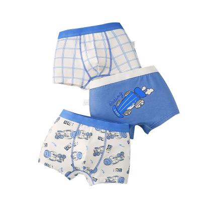 China Breathable 3 PCS/Cool Cartoon Children's Shorts Panties Baby Boy Toddler Boxers Children Boys Underwear Teenagers Cotton Underpants for sale