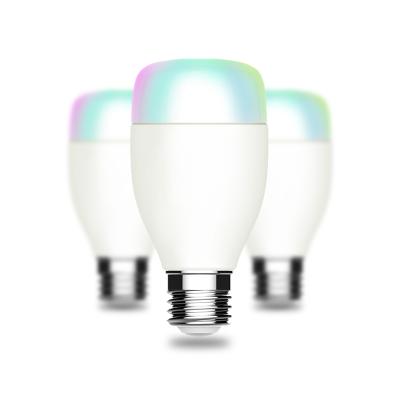 China Tuya e27 INDOOR smart rgbw lamp wifi 360 radio led electric lamp bulb remote touch and smart bulb lamp alexa lampadina for sale