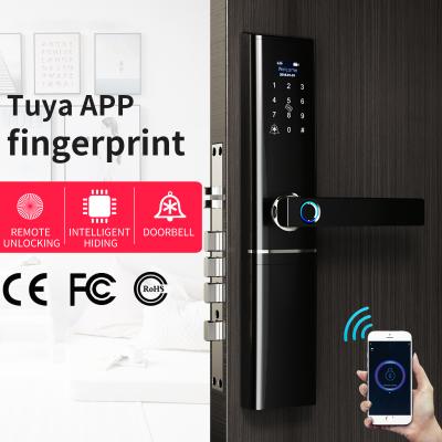 China Good Selling Best Selling Door Fingerprint Zinc Alloy Home Smart Lock for sale